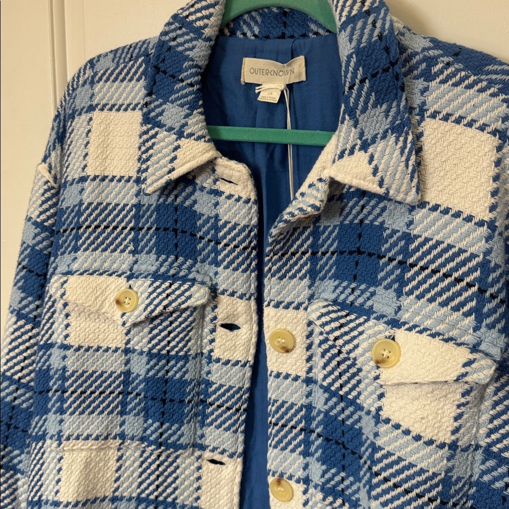 *NEW* OUTERKNOWN WOMENS CLOUD WEAVE SHIRT JACKET LARGE - Picture 5 of 9